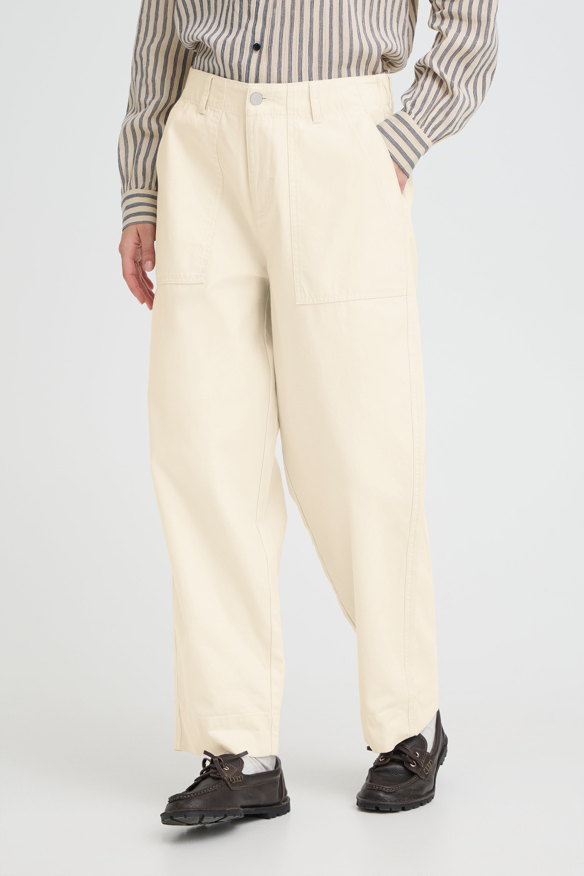 B young Byelma Pocket Trousers-b.young-White finn
