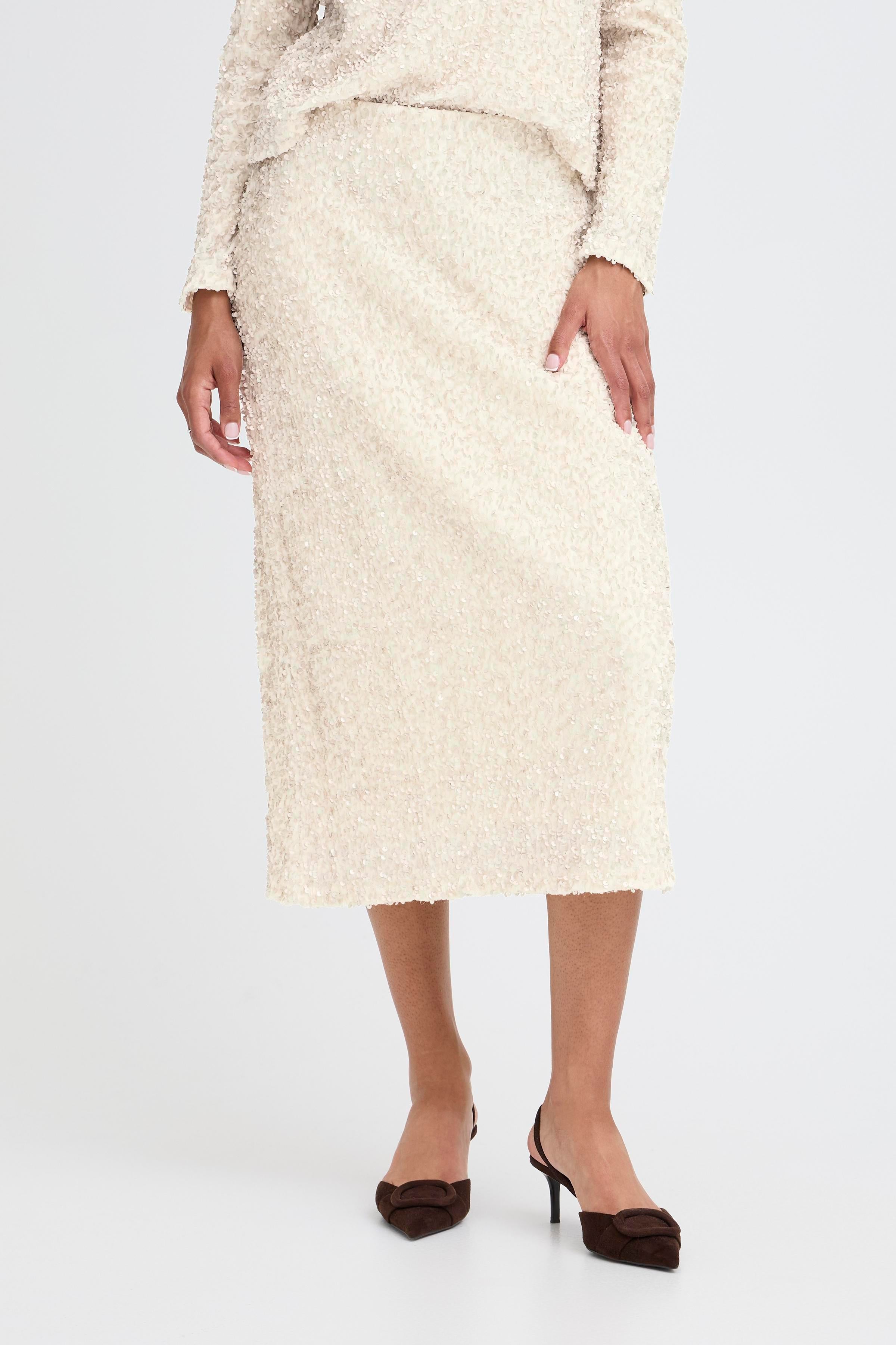 B.young Bypary Skirt-Skirts-White finn