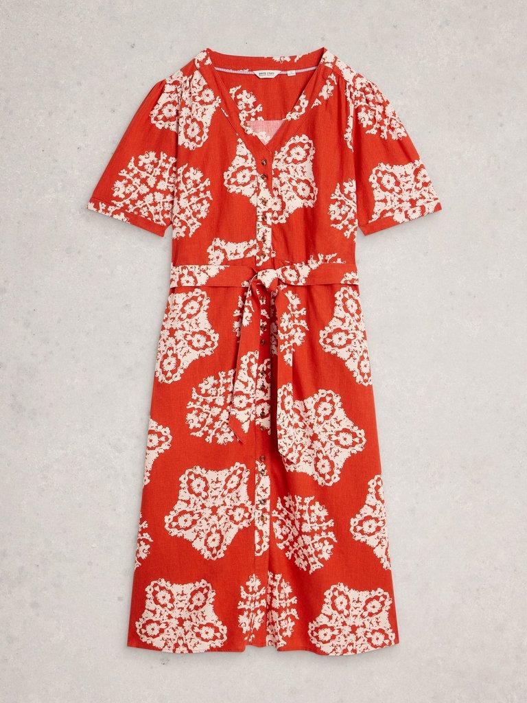 White Stuff Val Linen Blend Dress