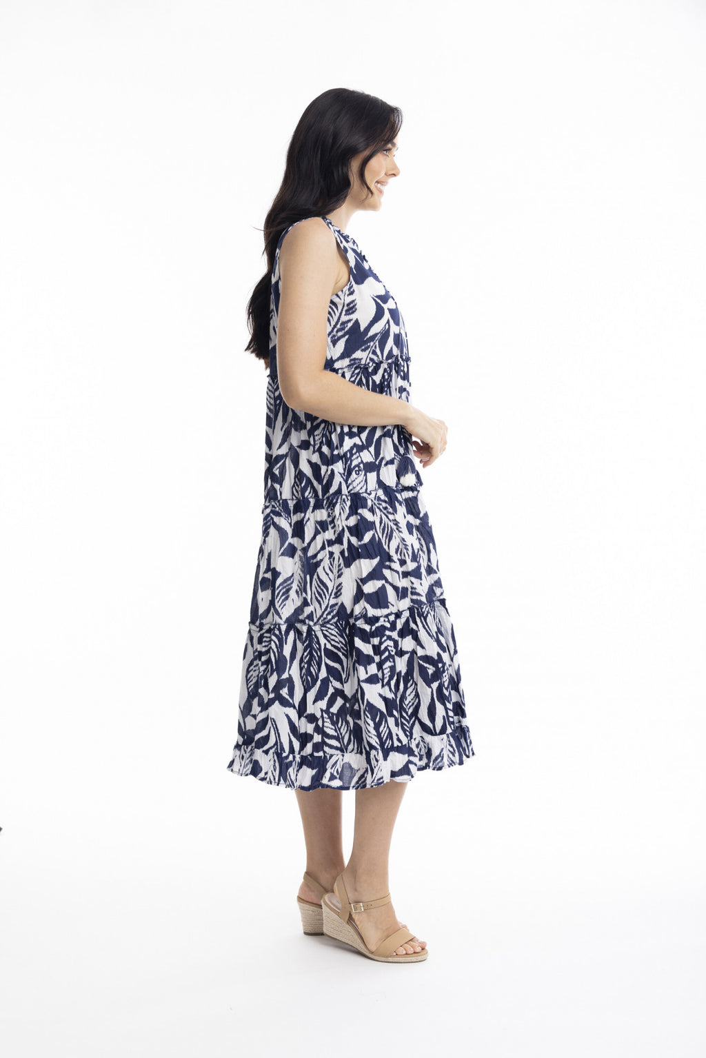 Orientique Hayman Boho Dress Navy