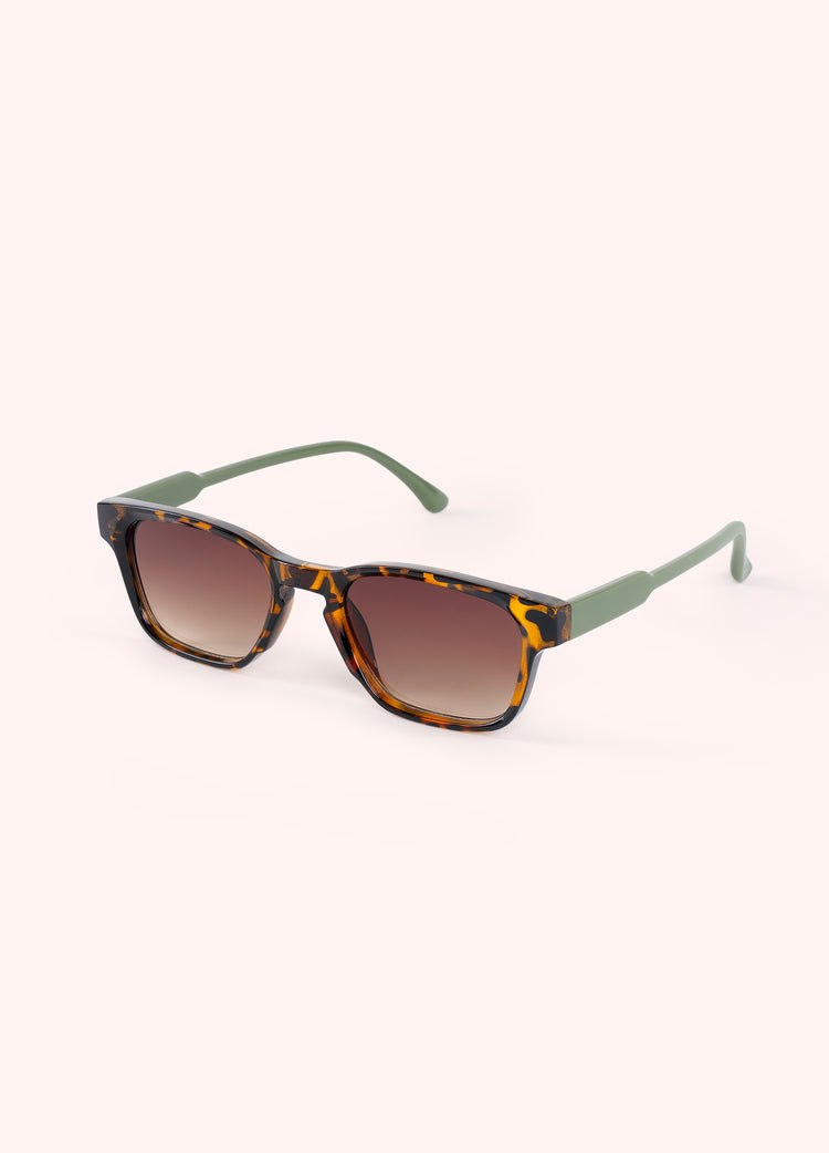 Powder Jacinda Sunglasses Moss/Tortoiseshell-Powder-White finn