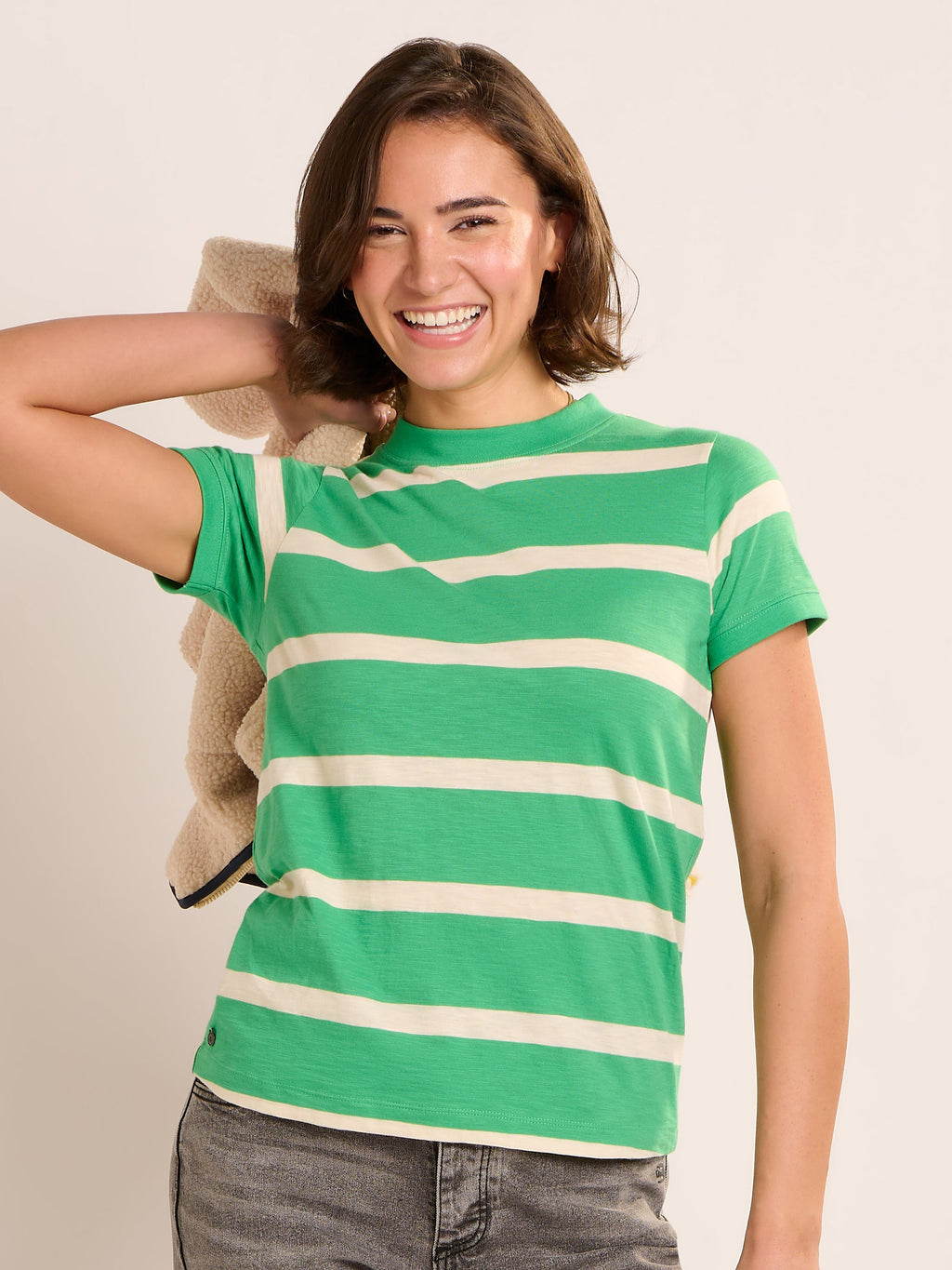 Brakeburn Gulf Tee-Brakeburn-White finn