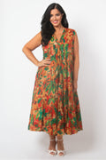 Orientique Sao Paulo Dress Red