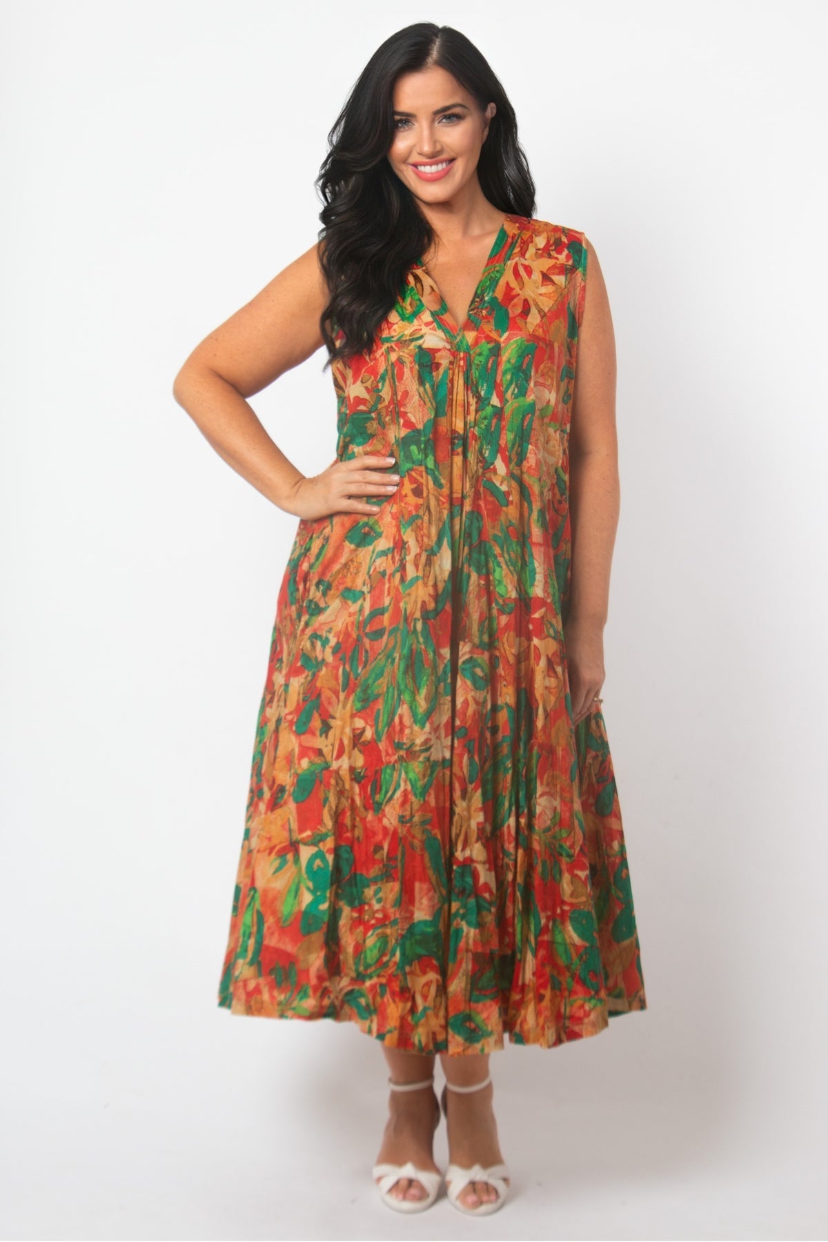 Orientique Sao Paulo Dress Red