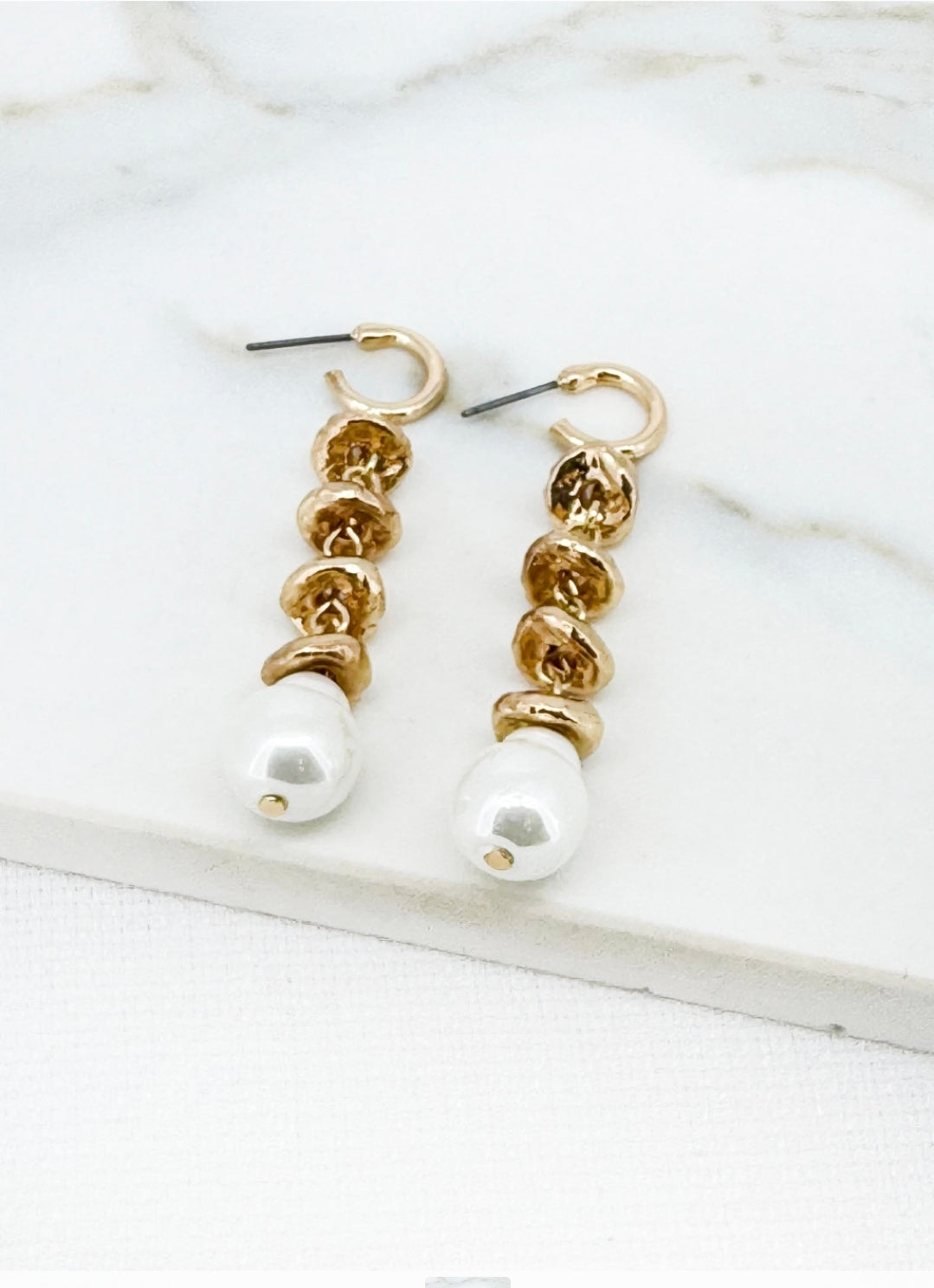 Envy Pearl Drop Earrings 4844-Envy-White finn