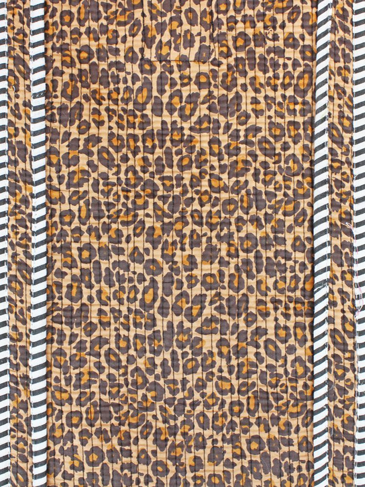 JT6601B QUILTED COTTON TOTE BAG – ANIMAL PRINT