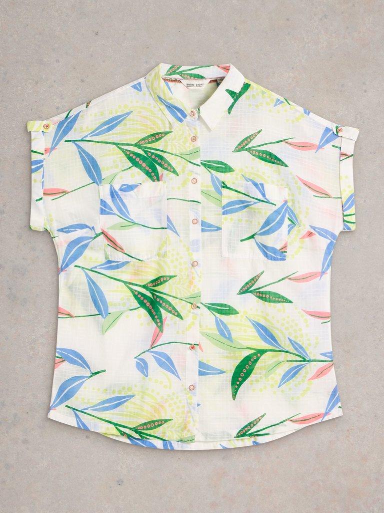 White Stuff Ellie Organic Cotton Shirt-Shirts & Tops-White finn