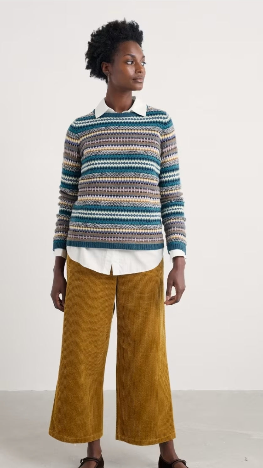 Seasalt Percella Cove Fair Isle Jumper