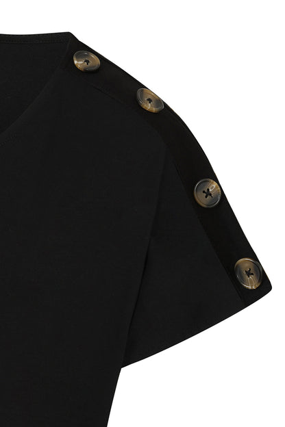 Alice Collins Button Shoulder Dress