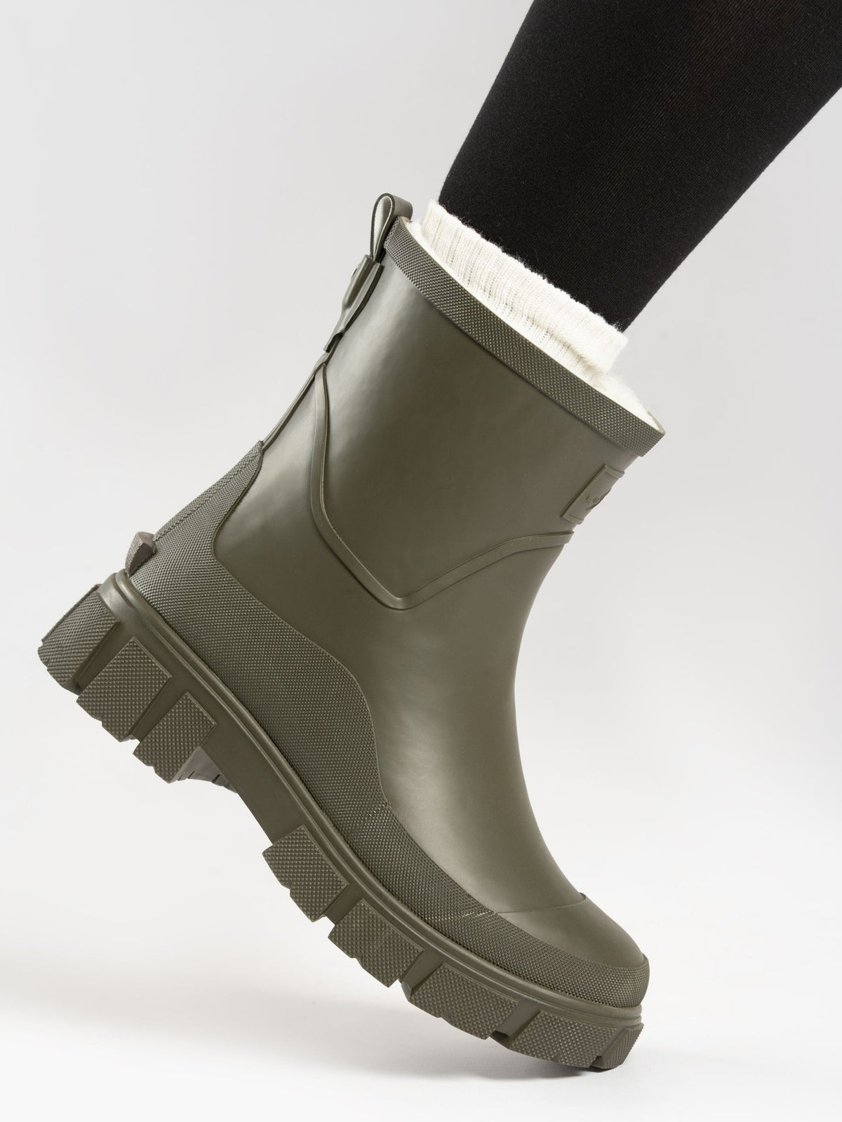 Lunar River Olive Ankle Wellington