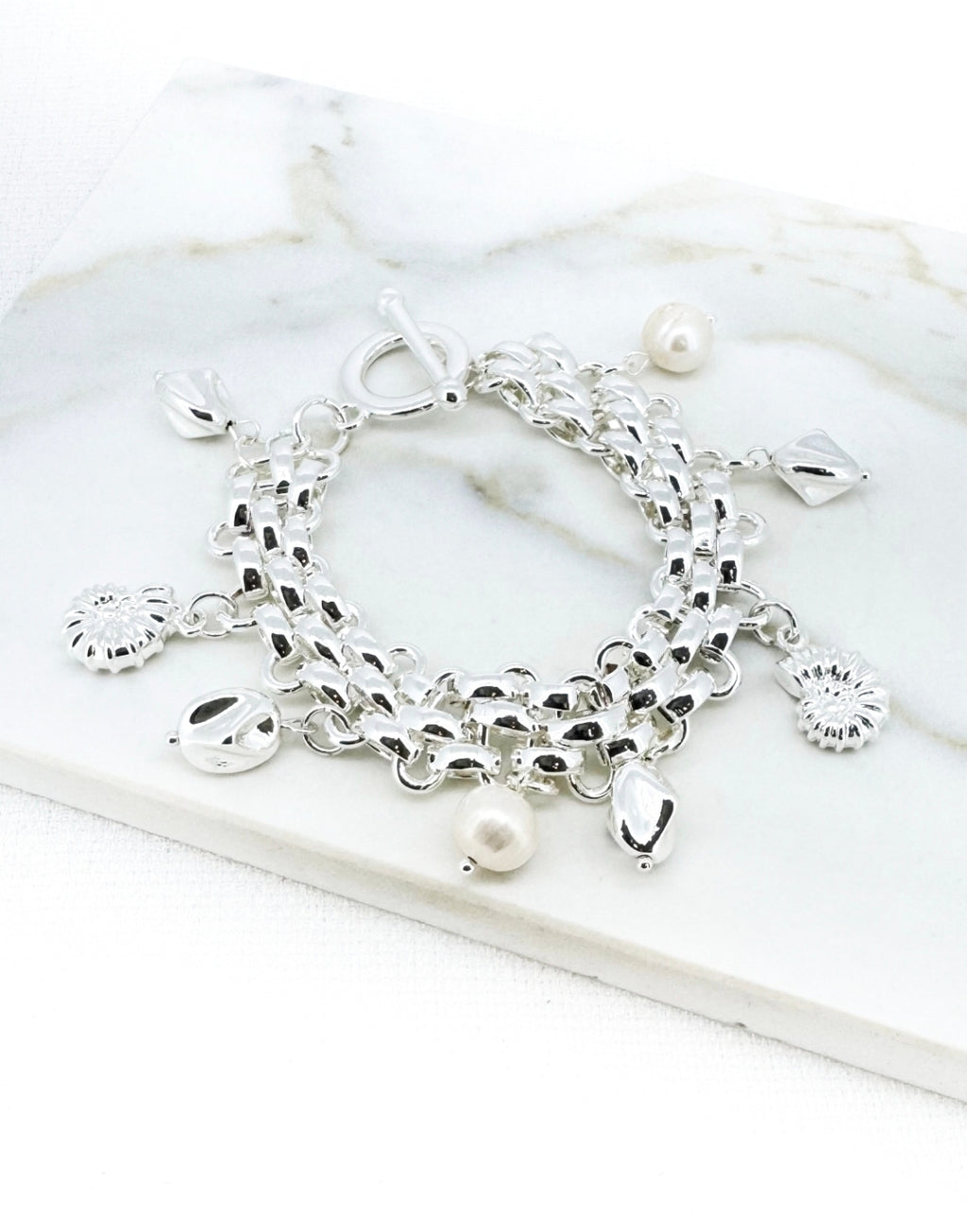 Envy Charm Bracelet 4898-Envy-White finn
