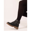 Lunar Caramel Black Waterproof Ankle Boot-Footwear-White finn
