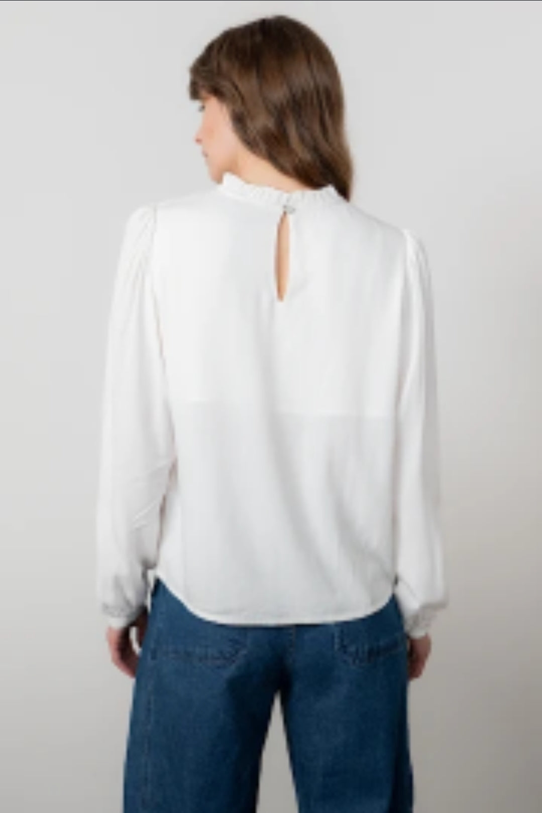 Lily and Me Rosewood Top Plain-Lily and Me-White finn
