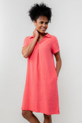 Lily and Me Lavender Dress Plain Linen-Dress-White finn