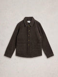 White Stuff Carrie Cord Jacket- Striped-Coats & Jackets-White finn