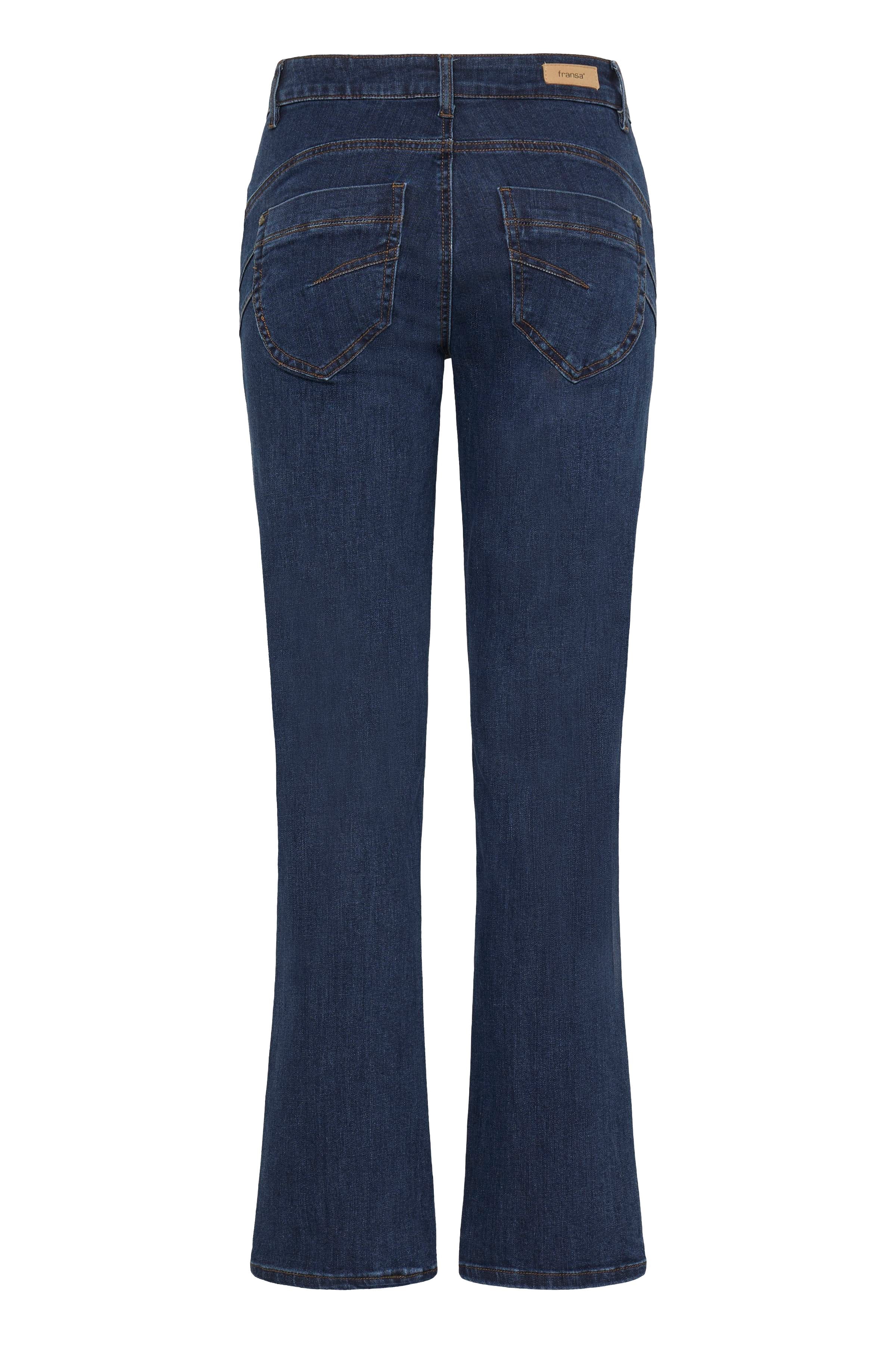 Fransa Frlissi Jean Indigo Blue Denim-Jeans-White finn