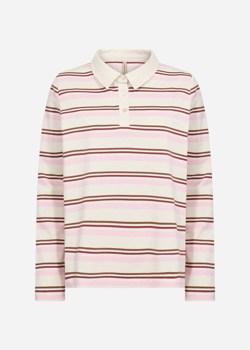 Soya Concept SC-BASE 2 Blouse Light pink-White finn -White finn
