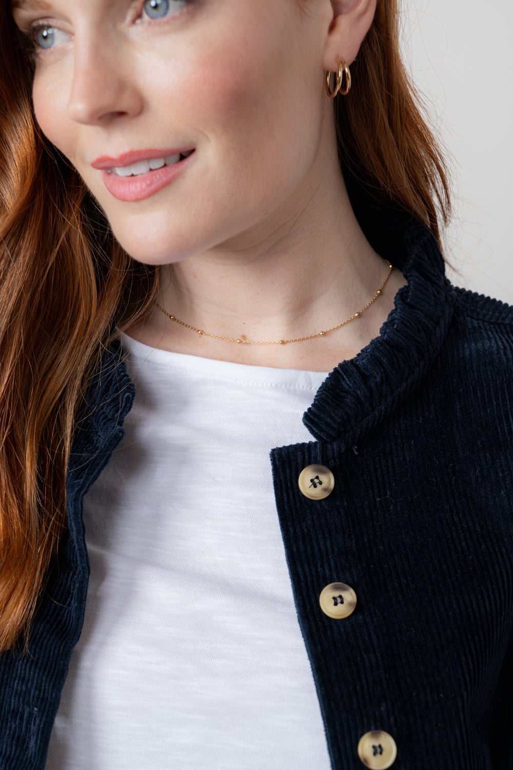 Lily and Me Rene Cord Jacket  Plain
