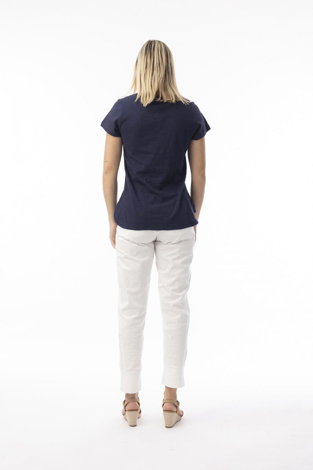 Orientique Knit Essentials Tee Crew-Orientique-White finn