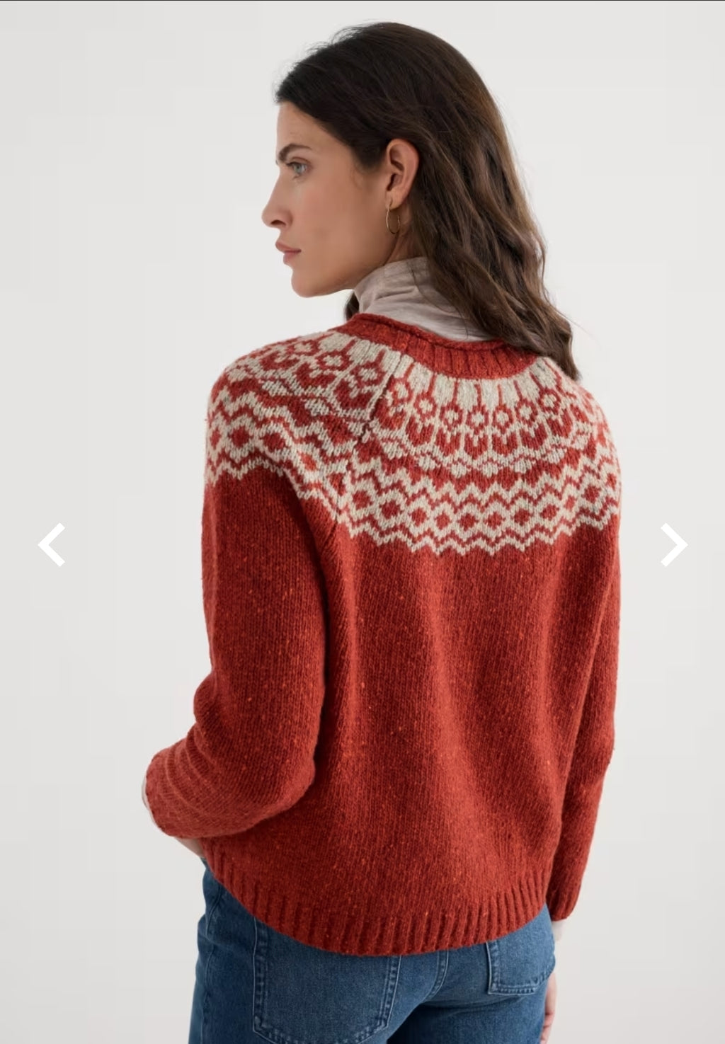 Seasalt Port Kinnis Fair Isle Jumper With Merino