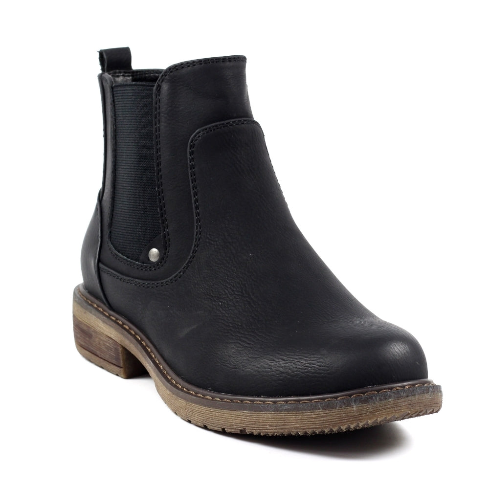 Roxie II Black Ankle Boot