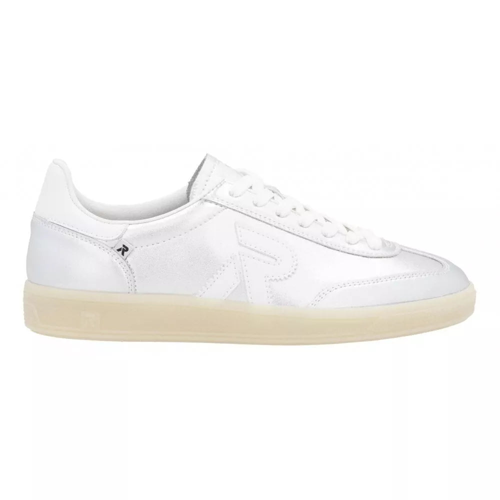 Rieker Trainer W2200- Silver-Footwear-White finn