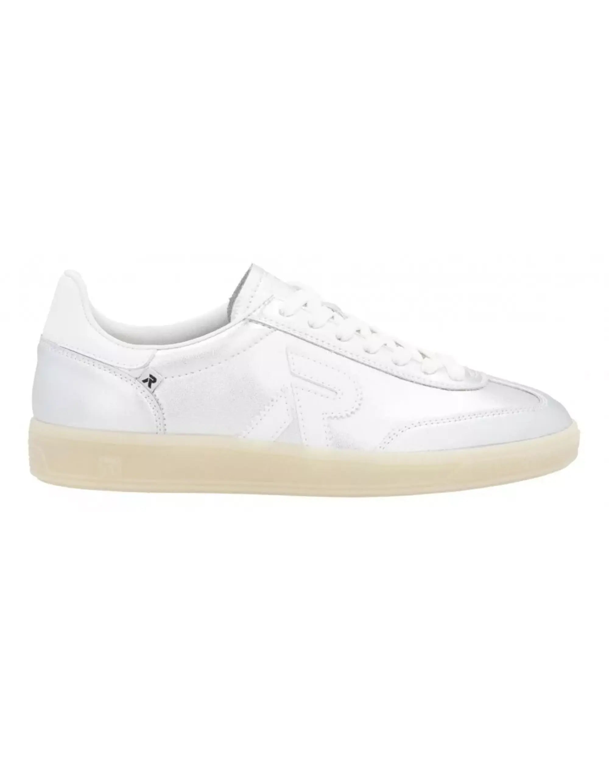 Rieker Trainer W2200- Silver-Footwear-White finn