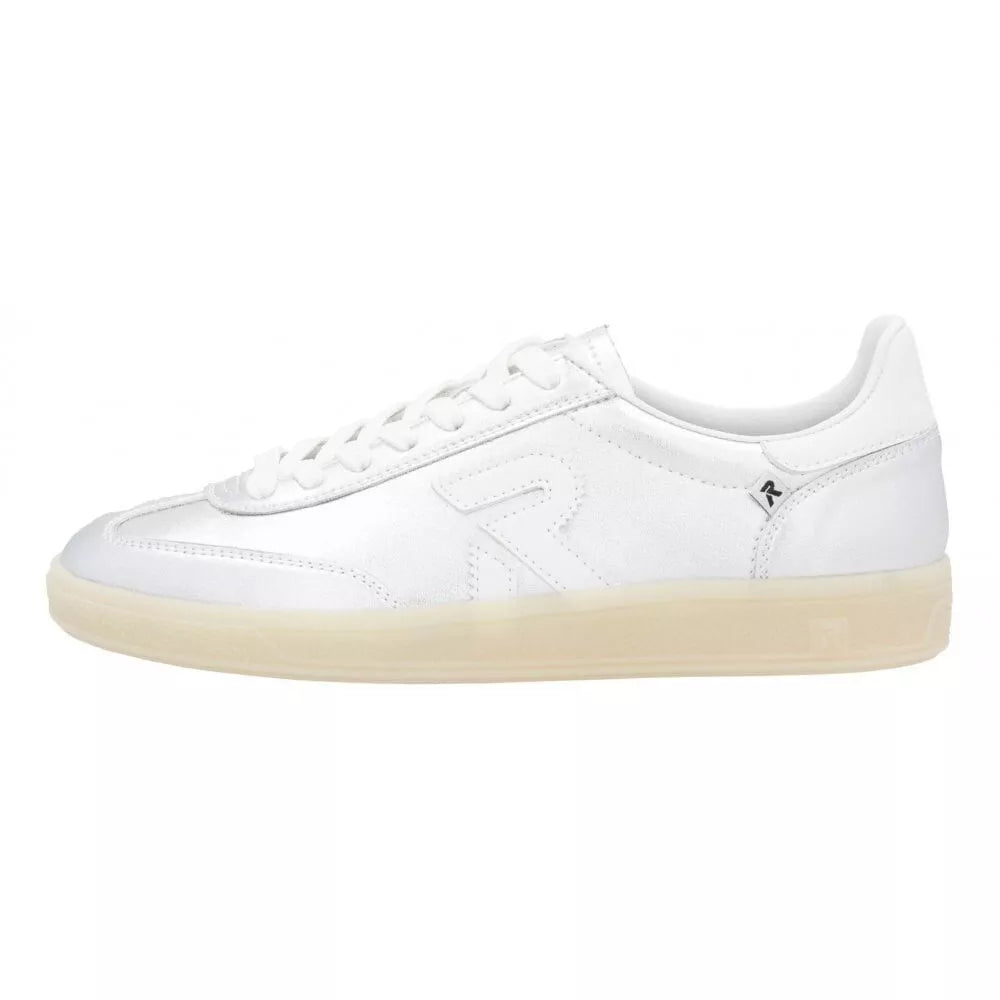 Rieker Trainer W2200- Silver-Footwear-White finn