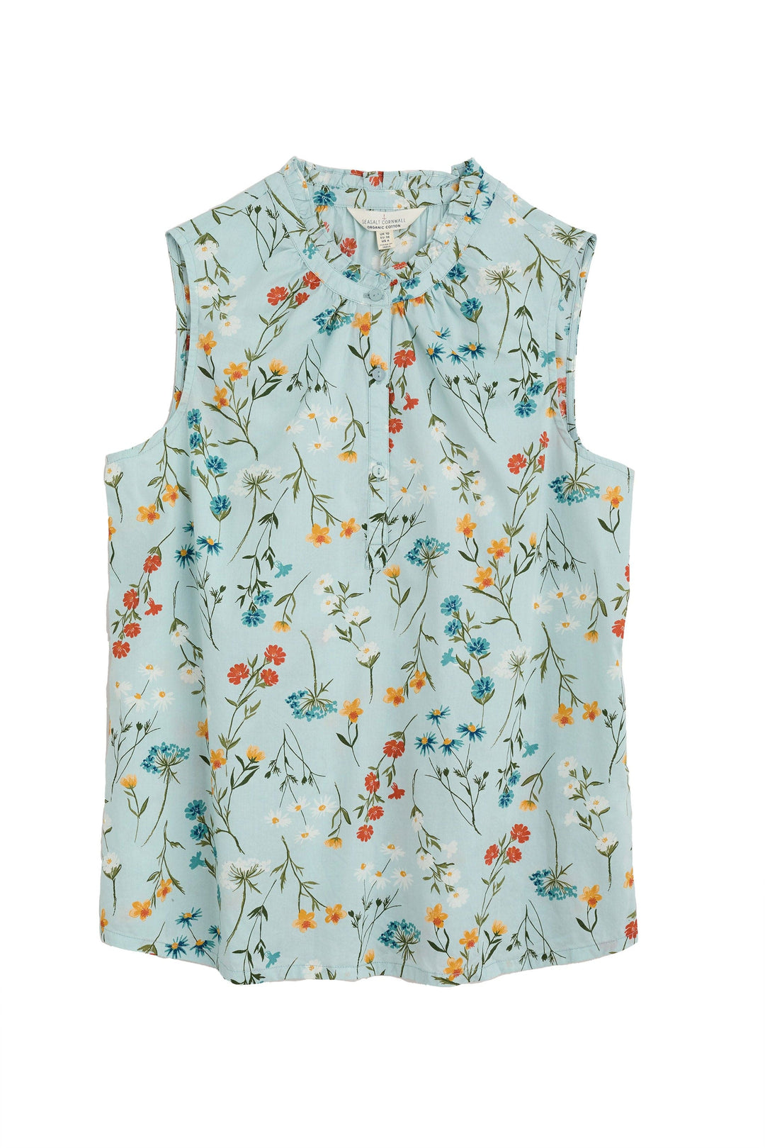 Flower Fields Sleeveless Top