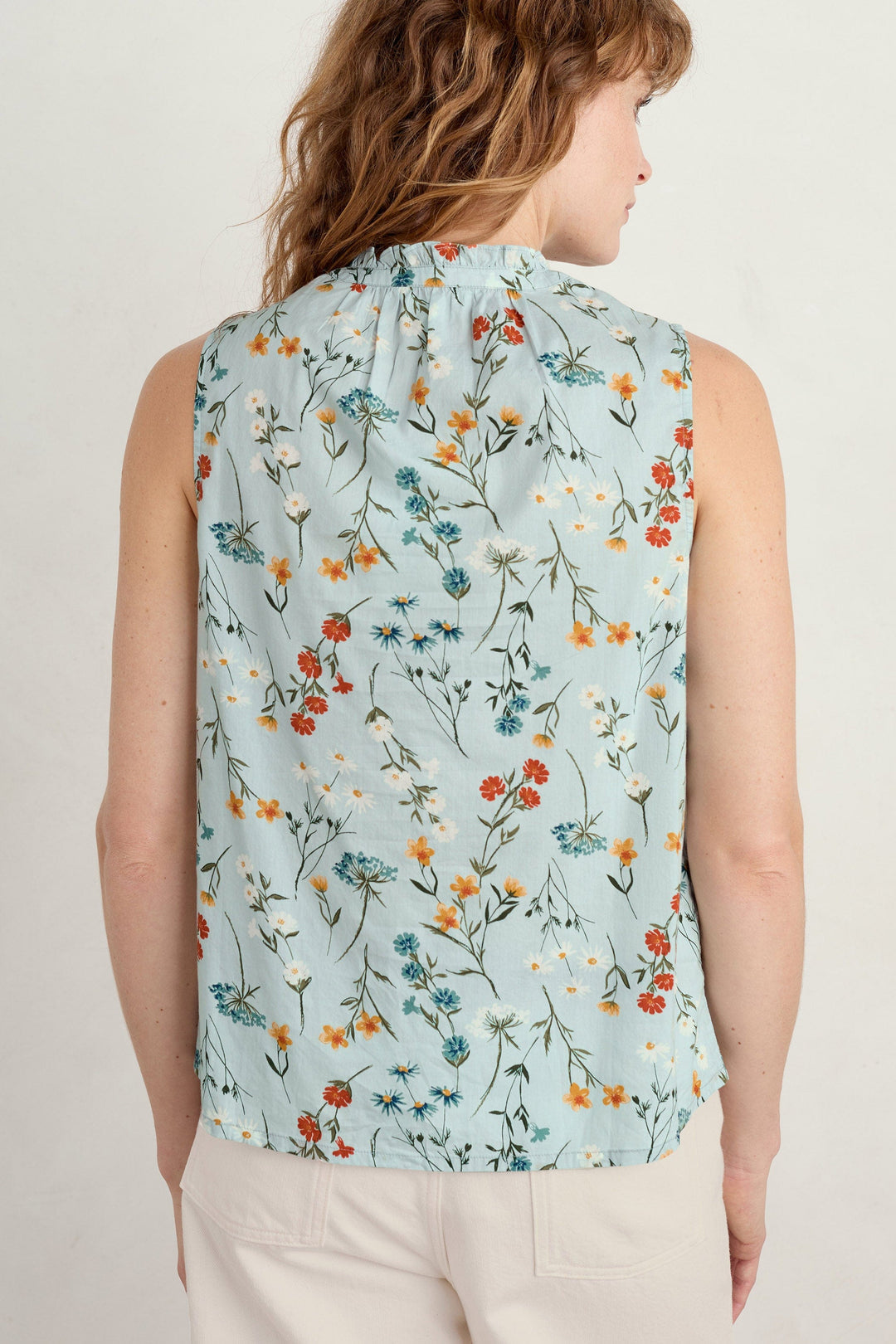 Flower Fields Sleeveless Top