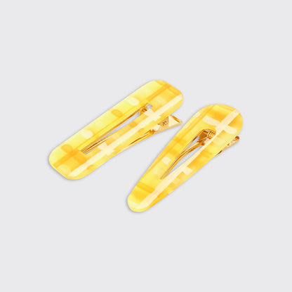 SERENITY SET OF 2 HAIRCLIPS- YELLOW
FE04621