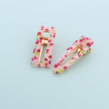 SET OF 2 DITSY FLORAL HAIR CLIPS FE04033