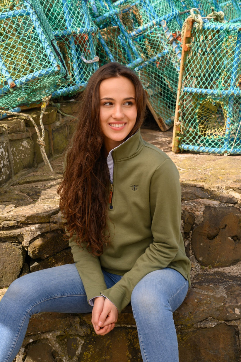 Lighthouse Shore Sweatshirt - Olive