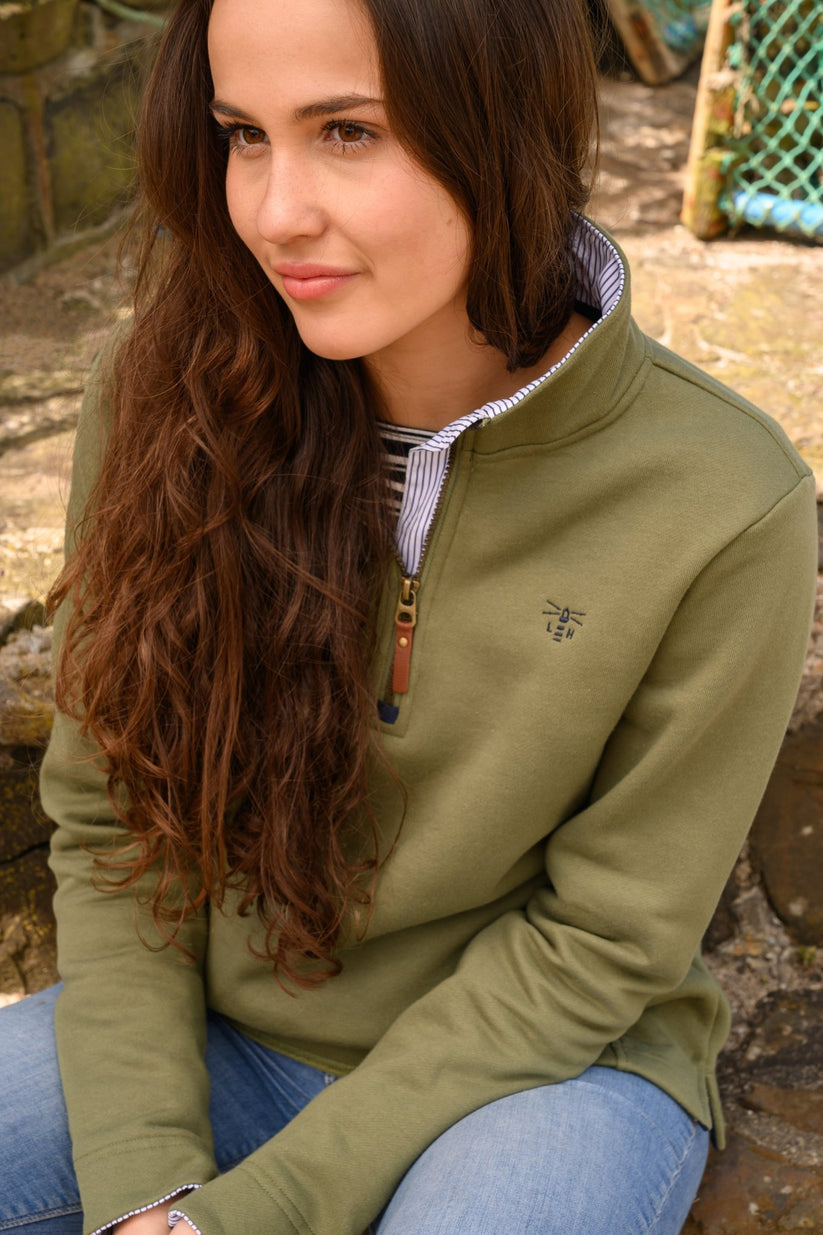 Lighthouse Shore Sweatshirt - Olive