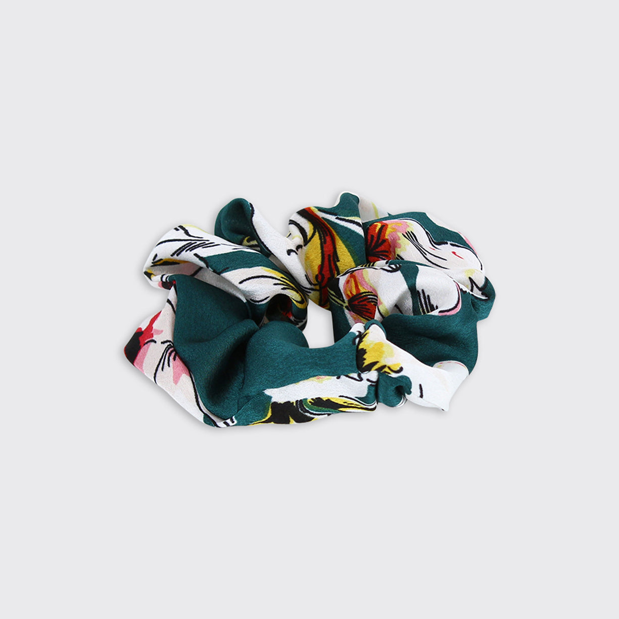 Sienna Scrunchie Teal-Scrunchie-White finn