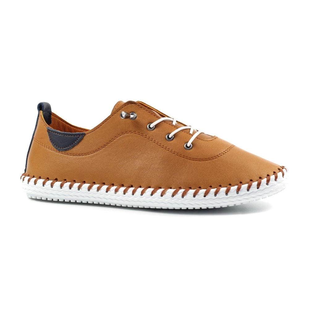 St Ives Tan Plimsoll