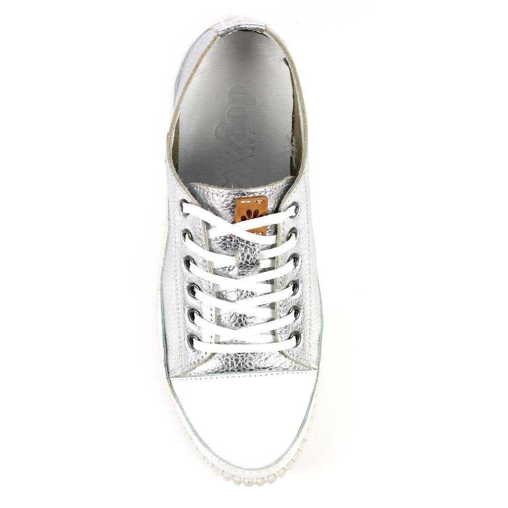 Lunar Starlet 11 Silver Plimsoll-Footwear-White finn