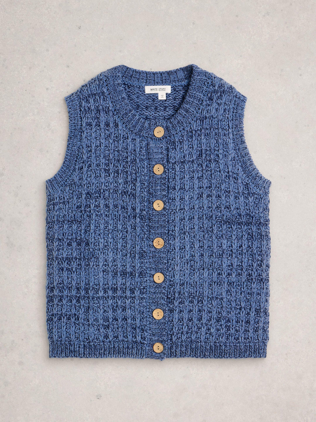 White Stuff Maxine Button Tank-White Stuff-White finn