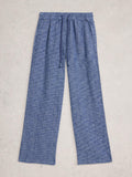 White Stuff Ally Linen Wide Leg Trouser-White Stuff-White finn