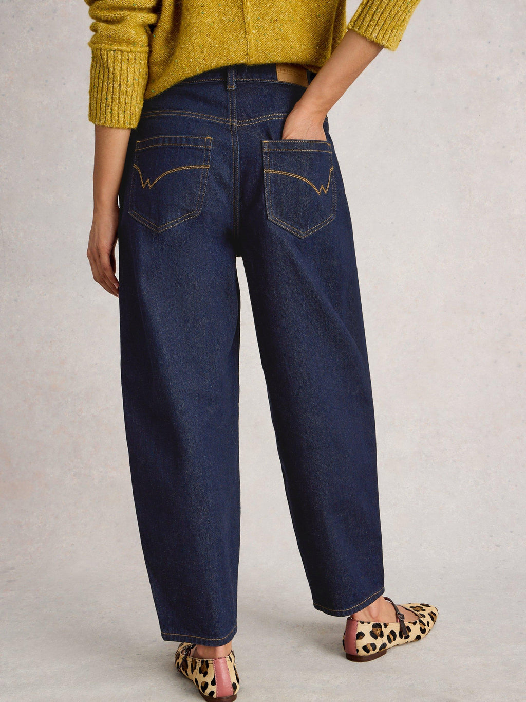 White Stuff Aubrey barrel leg jean