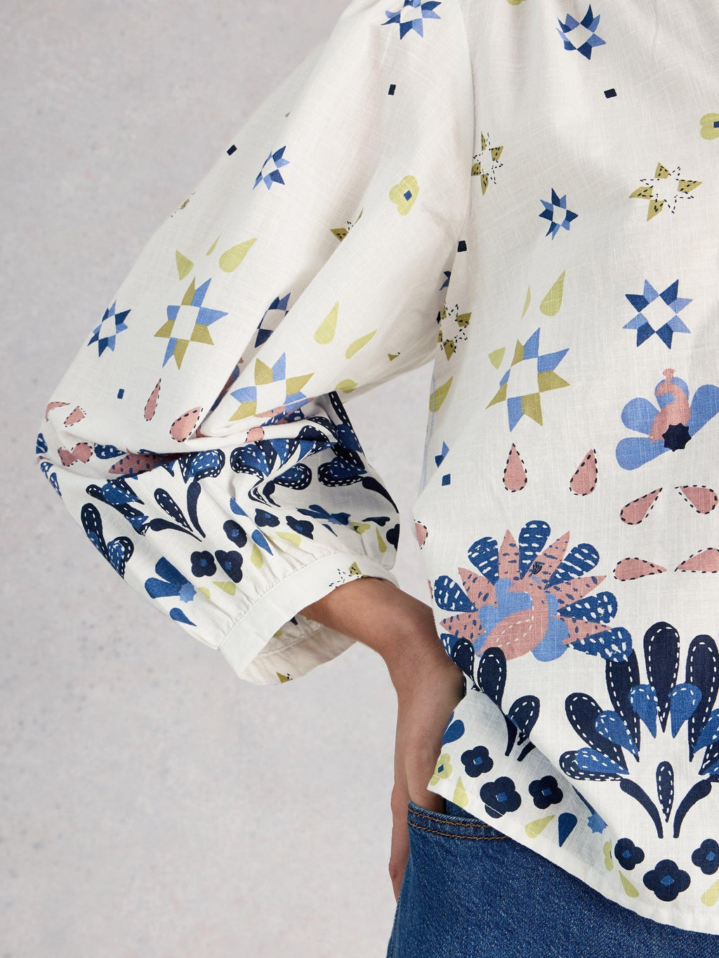 White Stuff Lana Top-White Stuff-White finn