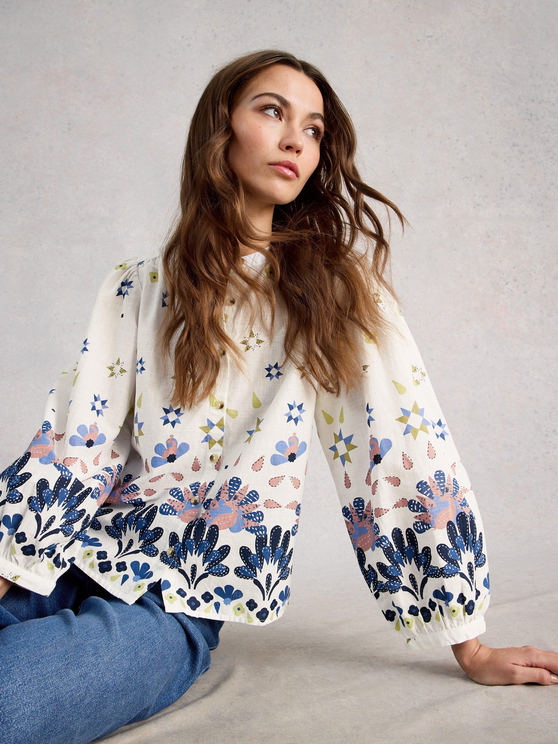 White Stuff Lana Top-White Stuff-White finn