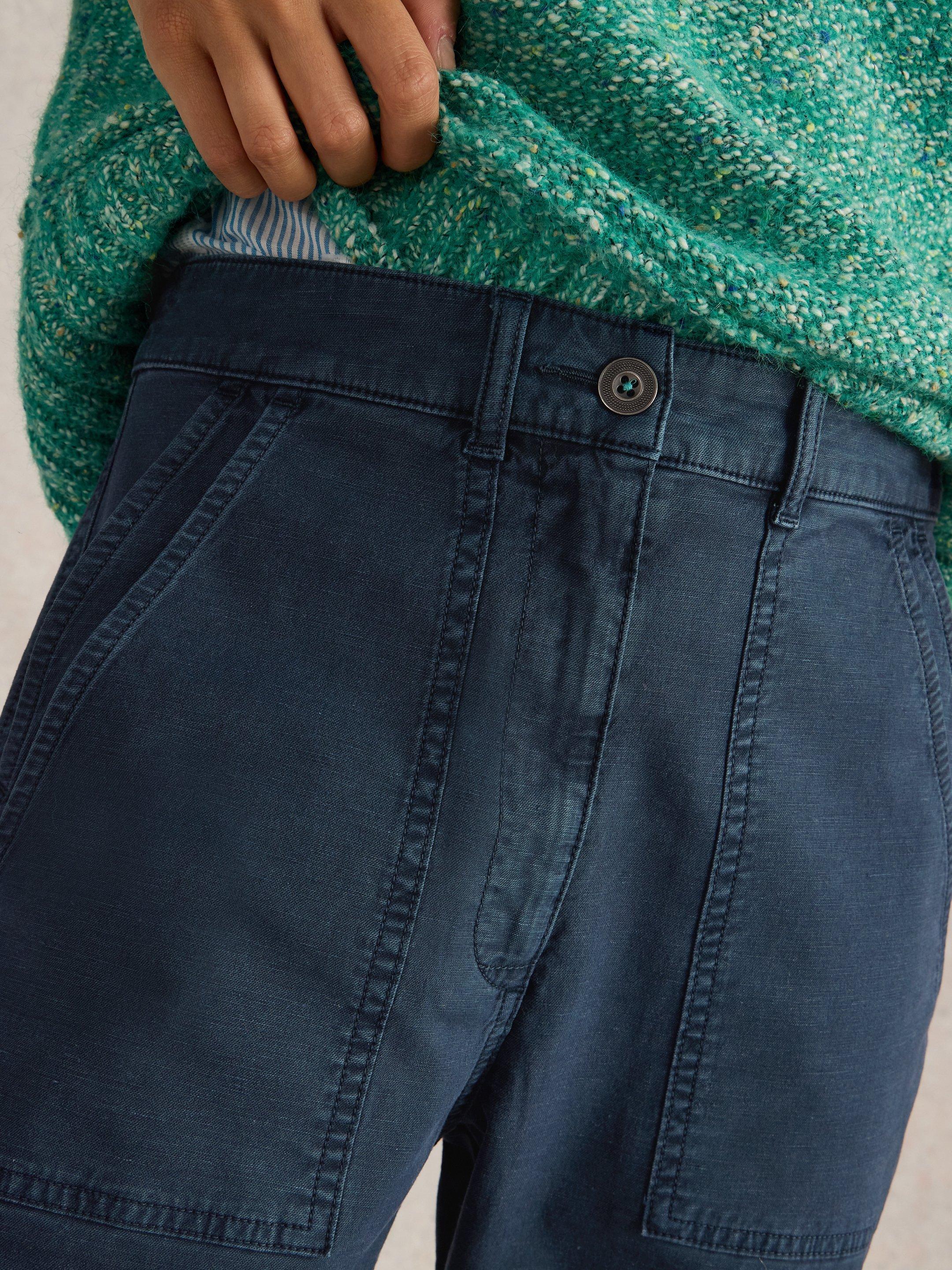 White Stuff Twister Chino Trouser-White Stuff-White finn