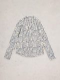 White Stuff Allie Jersey Shirt-White Stuff-White finn