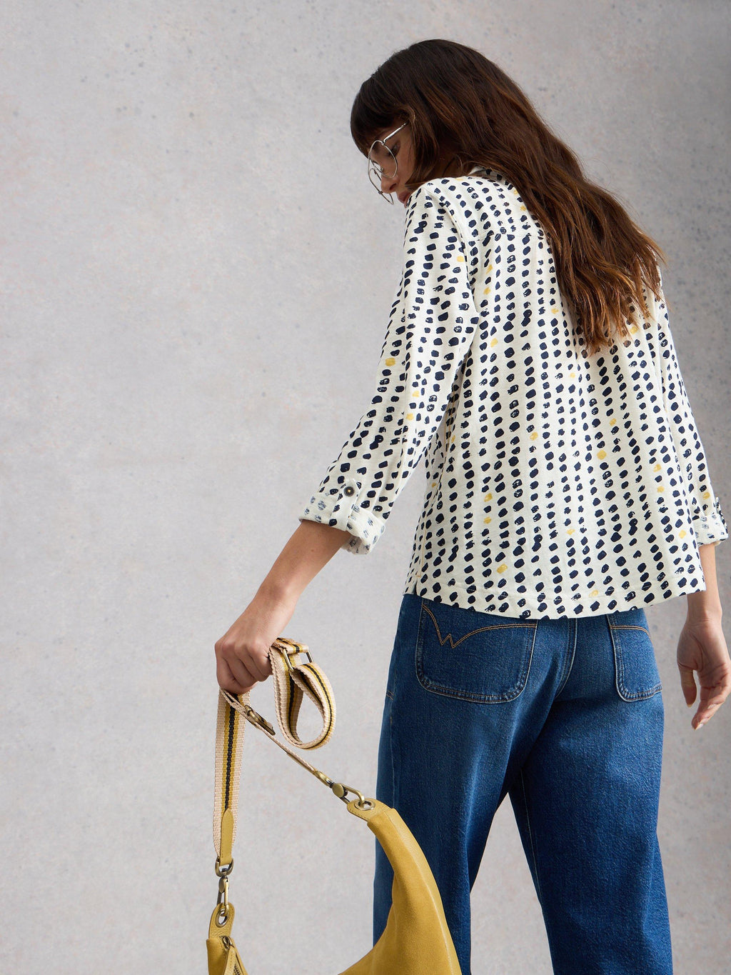 White Stuff Allie Jersey Shirt-White Stuff-White finn