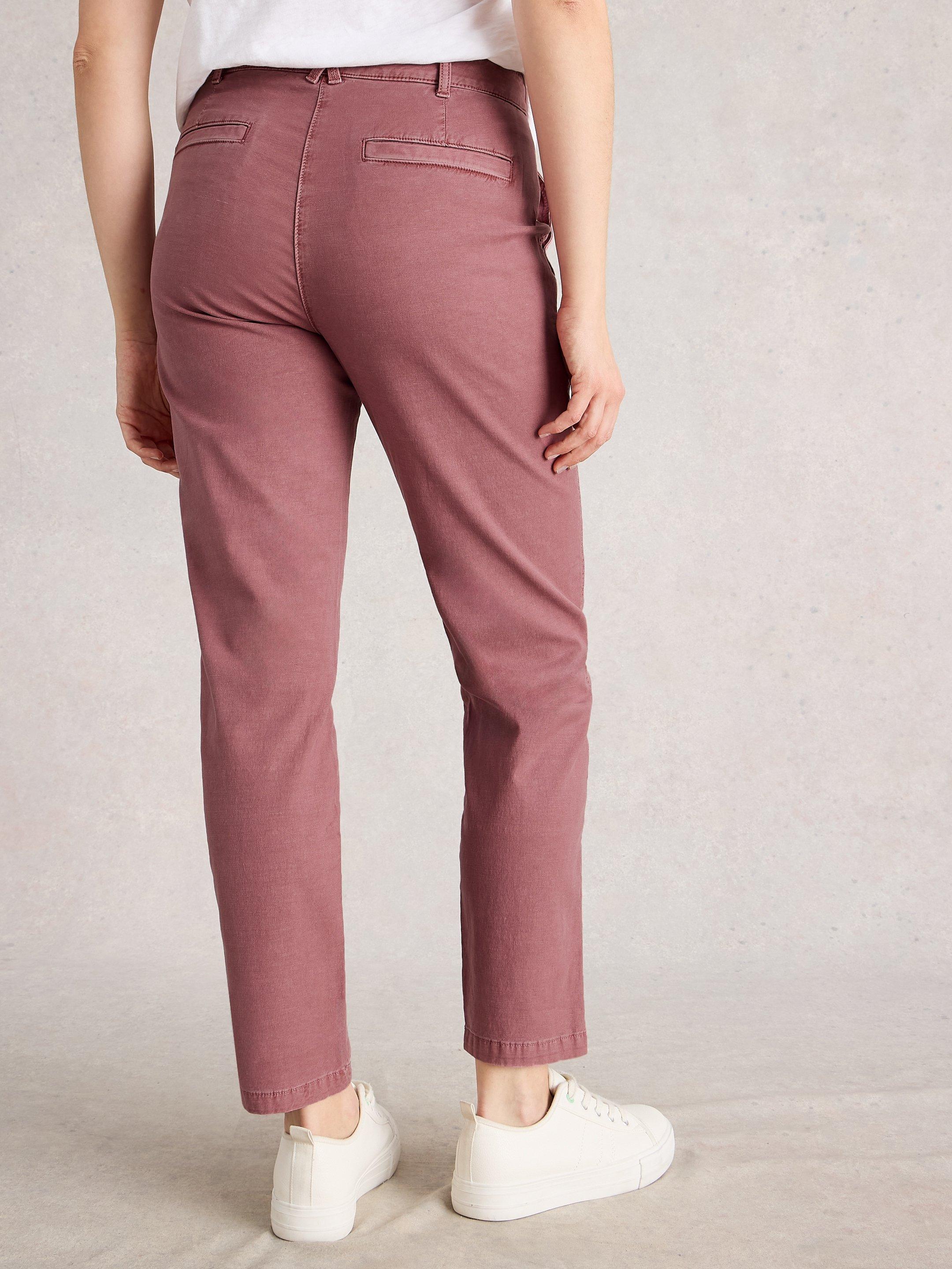 White Stuff Twister Chino Trouser-White Stuff-White finn