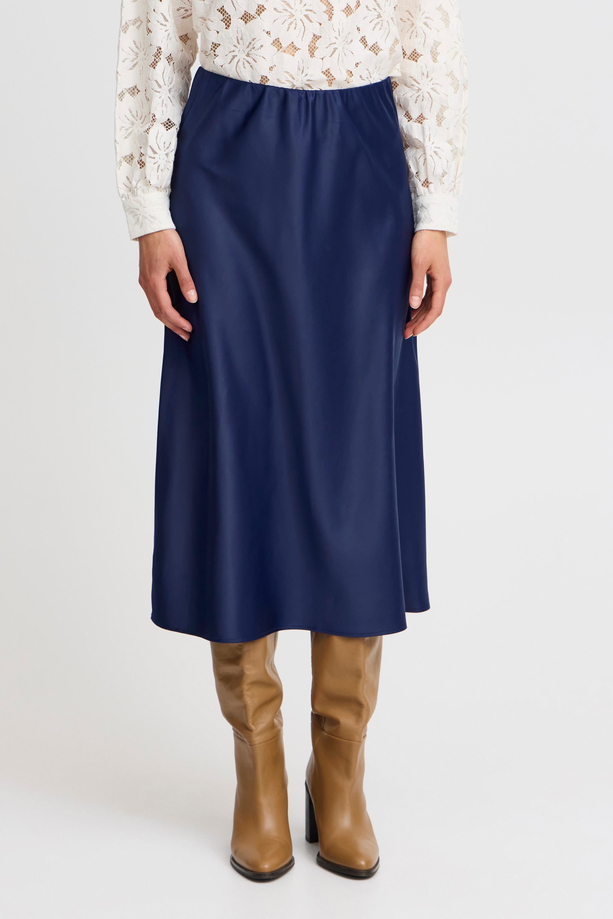 Fransa Nata Skirt-Skirt-White finn