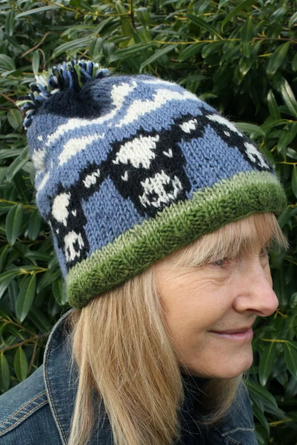 Dairy Cow Bobble Beenie Hat