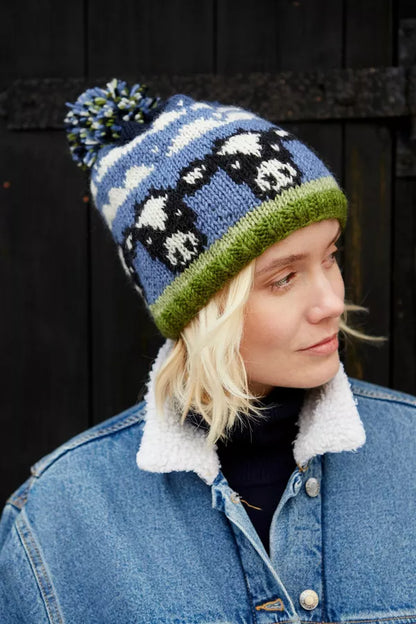 Dairy Cow Bobble Beenie Hat